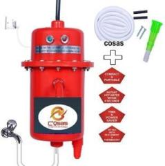 Cosas 1 Litres 1L INSTANT WATER PORTABLE HEATER GEYSER Instant Water Heater (Red)