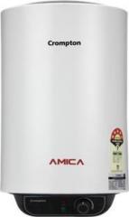 Crompton 10 Litres Amica with Superior Polymer Coating( 2010) Storage Water Heater (Grey)
