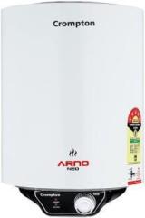 Crompton 10 Litres Arno SWH 5 star Rated with 3 level safety Storage Water Heater (White)