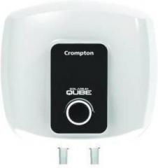 Crompton 15 Litres 15 L (15 L Solarium Qube Storage Water Heater (White), White)