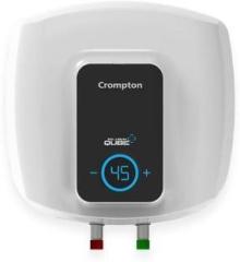 Crompton 25 Litres ASWH 3225(Solarium Qube Plus) Storage Water Heater (Black, White)