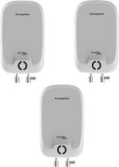 Crompton 3 Litres AIWH 3LRPIDJT3KW5Y Rapid Jet Pack of 3 Instant Water Heater (White)