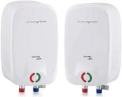Crompton 3 Litres Rapid Jet 3L Instant Water Heater (Power Full Heating, Rust & Shock Proof Body ISI Mark (Pack Of 2), White)