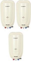 Crompton 3 Litres Solarium Neo Pack of 3 Instant Water Heater (Ivory)