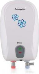 Crompton 3 Litres WGAIWH03BLISS(3KW) Pack of 1 Instant Water Heater (White)