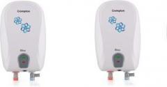 Crompton 3 Litres WGAIWH03BLISS(3KW) Pack of 2 Instant Water Heater (White)