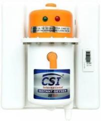 Csi International 1 Litres 1L INSTANT WATER PORTABLE HEATER GEYSER SHOCK PROOF BODY WITH INSTALLATION KIT Instant Water Heater (Orange, White)