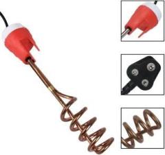 Dainty Tech 2000 Watt ISI Mark Shock Proof And Water Proof DTX01 Copper Shock Proof Immersion Heater Rod (Water, Red)