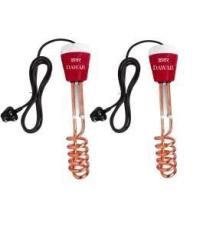 Dawar 1500 Watt ISI Copper tube water & shock Proof 2 pcs 1500 W immersion heater rod (Water)