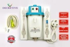 Decretive 1 Litres 1L instant portable /geyser Fitted with MCB Instant Water Heater (ABS Plastic, Auto Cut Off, White)