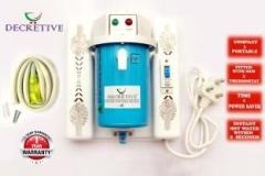 Decretive 1 Litres 1 liter instant portable geyser 1 litre abs plastic Instant Water Heater (auto cut off, White)