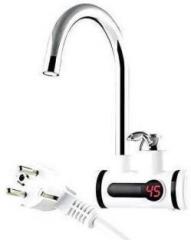 Dhyani E Store 2 Litres Smallest & Tankless Electric Fast Water Heating Tap Instant Faucet Tap Instant Water Heater (White)