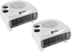 Emrika 1000/2000 Watt Pack of 2 Pcs EM Fan Room Heater