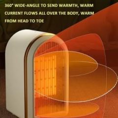 Evrum 1200 Watt Electric Portable Mini Heater Warm Air Blower Fan LED Display For Office Ptc Heat 2 speed Ceramic Indoor Office Portable Electric Fan Heaters Fan Room Heater