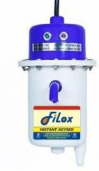 Filox 1 Litres 1L instant portable /geyser for use home Instant Water Heater (office, restaurant, labs, clinics, saloon, beauty parlor, White & blue old)