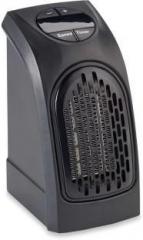 Flipco SP=1273 Digital Electric Heater Fan Wall Outlet Adjustable Timer Display Air Warmer Blower for Home/Camper, Medium Fan Room Heater (Black)