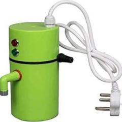 Gi shop 1 Litres (1 L (1 L Instant Water Heater (Portable, Geysers Made of First Class Plastic, Green)