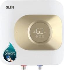 Glen 15 Litres Smart WiFi Enabled Storage Water Heater (Digital Control 2000W (7055), White, Golden)