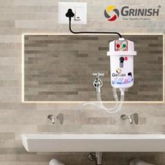 Grinish 1 Litres ULTRA PREMIUM WITH SHOCK PROOF BODY Instant Water Heater (White)