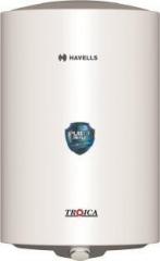 Havells 15 Litres Troica Storage Water Heater (Ivory Brown, White Grey)