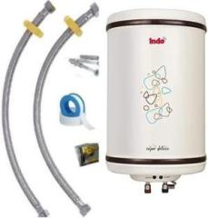 Indo 15 Litres SUPER SELUXE Storage Water Heater (White)