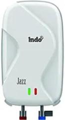 Indo 3 Litres Jazz 3 Litre 3KW (Geyser) | Anti Rust Coated SS Tank Storage Water Heater (White)