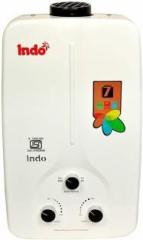 Indo 6 Litres Hot Zone 2 Gas Water Heater (White)
