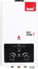 Indo 7 Litres hot zone 7 Gas Water Heater (White)