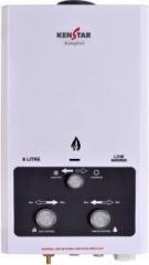 Kenstar 6 Litres KGGKOM06WM3VPN DNC Gas Water Heater (White)