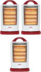 Maharaja Whiteline HH 100 Lava pack of 3 Halogen Room Heater