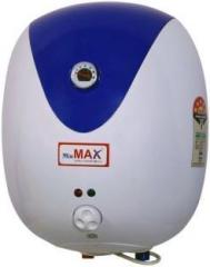 Minmax 15 Litres Ovel 5 Star ABS Body With Temperature Meter Storage Water Heater (White Blue)