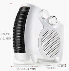 Nutan 1000 Watt Heater 900 1G Silent Two heat settings and 2000 W. Rated Voltage :230 V Fan room heater