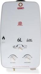 Omen 6 Litres INSE GEYSER Gas Water Heater (White)