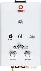 Omen 6 Litres POPULAR GEYSER Gas Water Heater (White)