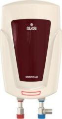 Polycab 1 Litres Emerald Ivory Black Red Instant Water Heater (White)