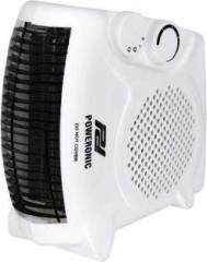 Poweronic Horizontal ORT 1220 2000 Watt Fan Heater Fan Room Heater (White)