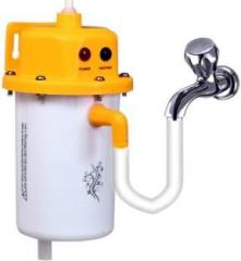 Qualx 1 Litres ISI Mark Shock Proof & Water Proof 1 L Instant Water Heater (Multicolor)