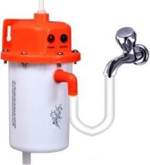 Qualx 1 Litres ISI Mark Shock Proof & Water Proof 1 L Instant Water Heater (Red)
