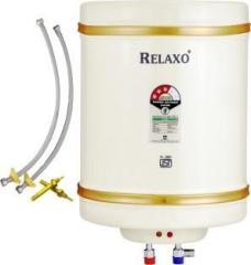 Relaxo 15 Litres Fiesta Automatic Auto Cut Off with Free Installation Kit Instant Water Heater (Ivory)