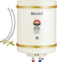Relaxo 25 Litres Fiesta Pro Automatic Auto Cut Off with Free Installation Kit Storage Water Heater (Ivory)
