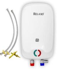 Relaxo 3 Litres Best for Bathroom Instant Water Heater (Kitchen & Shops Free Installation Kit, White)