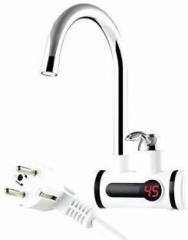 Rk Enterprise 15 Litres water faucet Instant Heater tap for kitchen bathroom Sink Instant Water Heater (made of ABS plastic + refined copper (white), White)