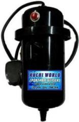 Ruchi World 1 Litres Portable Geyser Instant Water Heater (Black)