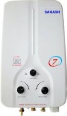 Sakash 6 Litres CLASSIC Gas Water Heater (White, Gray)