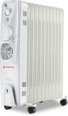 Singer 2900 Watt Oil Filled PTC OFR 11 Fin Oil Filled PTC Fan Room Heater (White)