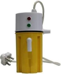 Soccer 1 Litres 1 L [EASY USEABLE GEYSER AND QUICK ] Yellow Instant Water Heater (Yellow)