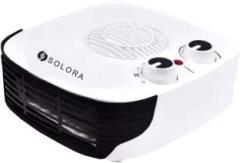 Solora ASTER 1000W/2000W Heater, White/Black Fan Room Heater (100% Copper Wire)