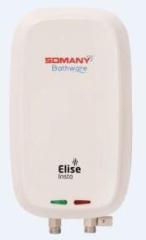 Somany 3 Litres ELISE INSTA NEO 3000W Geyser with SS Inter Tank Instant Water Heater (White)