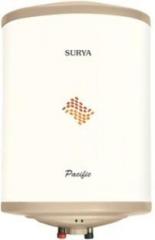 Surya 25 Litres PACIFIC HORIZONTAL RIGHT HAND SIDE Roshni Limited Storage Water Heater (White)