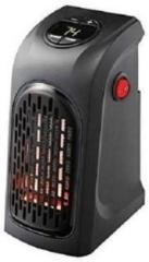 Technuv 350 Watt Wall Outlet Electric Heater Handy Heater Warm Air Blower Mini Electric Portable Handy Heater Fan Room Heater (Black)